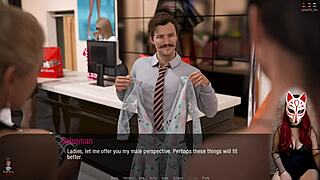 Kate 19 plays a college game with coeds