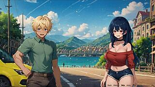 want to see me tease my boyfriend in this hentai game?