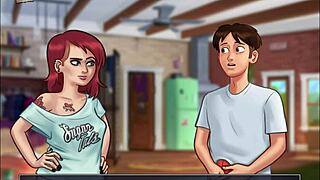 Exclamatory-Provocative Summertime Saga 64! Can You Handle This Wild Anime Hentai Action With Big Assets?