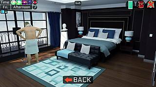 Yo, check this milf slut licking balls in 3D gameplay!