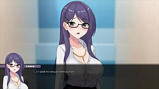 promise broken in family routes, cheating hentai unfolds with old cuckold sex part 4