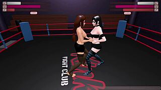 Kinky Fight Club Nagini vs Julia in Anime