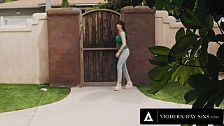 Anna Claire Clouds convinces her husband for a rough 3-way with busty neighbor Lexi Luna