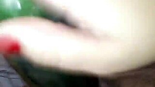 Claudia Plays With Her Cucumber