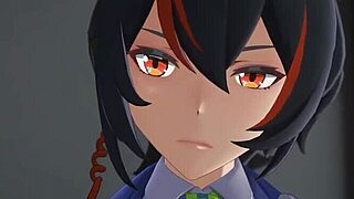 3D animated anime with creampie and blowjob scenes