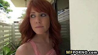 Does Elle Alexandra play with her bright pink pussy?