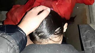 We ducked into an abandoned ranch shed to escape the rain and indulged in passionate lesbian sex with dirty talk and intense orgasms.