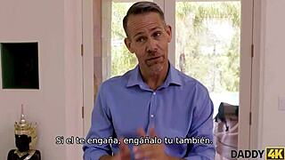 Daddy4k Handsome Man Helps Redhead Hottie Get Revenge on Her Boyfriend