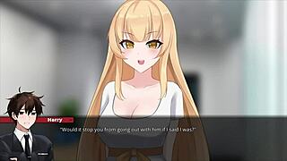 promise broken in family routes, cheating hentai unfolds with old cuckold sex part 4