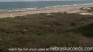 Big tits flash on beautiful blonde girlfriend