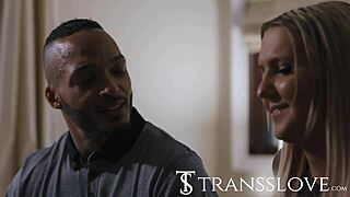 My transsexual friend convinces me to fuck her tight anal first time