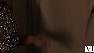 Eve Sweet and Agatha Vega share cock after daring heist