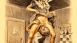 Vintage Erotic Illustration Sparks Wild Fantasies! Can You Handle It?