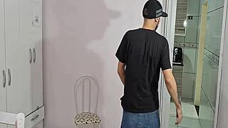 mature man plays domino with stepdaughter, notices no panties.