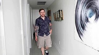 Caught My Curvy Girlfriend Cheating. Now Two Sluts, Paige Steele and Bea York, Share My Cock with Steve Rickz.