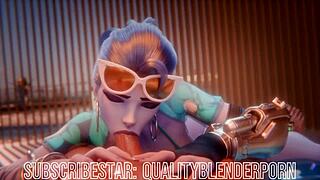 Widow Enjoys A Relaxing Day On The Beach