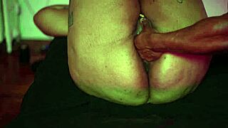 Thick woman with tats moans as her big clit gets massaged