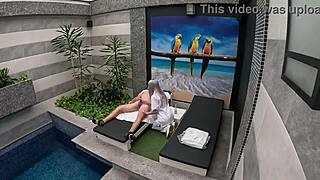 I called the blonde maid to my suite, and she sucked me off until I came in her mouth.