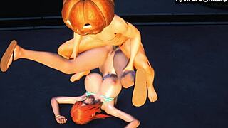 Nami faces intense action in this anime scene 😲