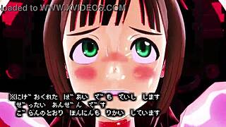 Haruka bounces in 3d hentai with intense action