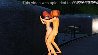 Nami faces intense action in this anime scene 😲