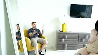 Caught My Curvy Girlfriend Cheating. Now Two Sluts, Paige Steele and Bea York, Share My Cock with Steve Rickz.