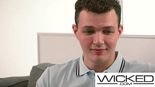 Hey, these friends help a blonde dive into her first wild threesome!