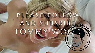 Rough blowjob with huge cumshot facial for Abbie Maley, see full on Red!