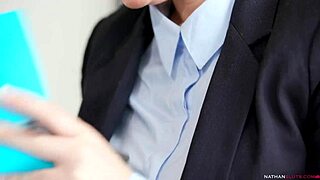 Big-Boobed Secretary Valentina Ricci’s Ass Wrecked by Christian Clay?