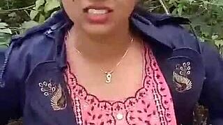 i can't believe she got her pussy red in jungle