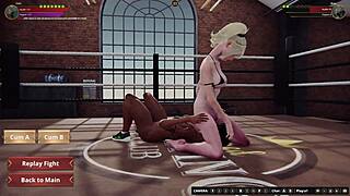 3D game with a hot interracial scene between Dela and Bree