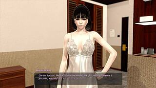 Mladá Japka s mäkkými cyckami to dáva frajerovi v moteli