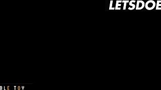 early morning double dong action with lesbian vixens blue angel and misha cross