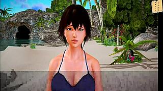 In this cartoon, the milf asks, Want to see my big tits and ass with a monster cock in erotic sex?