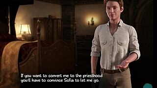 IN THE TREASURE OF NADIA SERIES, A HORNY MILF ON A TROPICAL ISLAND SUCKS THE PROTAGONIST IN A ROLEPLAY ADVENTURE.