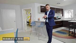 Brazzers - Misty Meaner slams Mick’s cock in her ass boldly