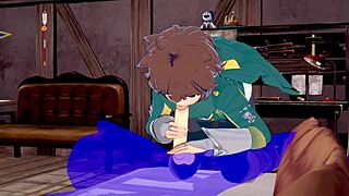 Kazuma's Intense Blowjob Ecstasy