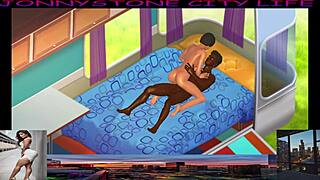 Jonnystone meeting latina model in interracial monster cock anime hentai cartoon