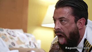 Interracial Gay Anal Sex Between Pilots In Hotel Room