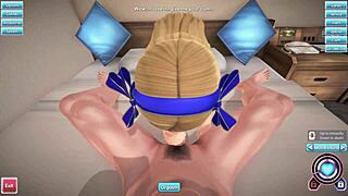 Katsuragi in Senran Kagura sex scene with assfucking anal action!