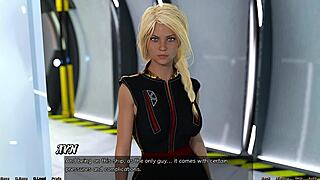 Stranded in Space 84: Blonde Virgin Caught Me with Curvy Step Sister in 3D