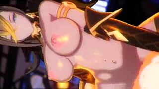 animated compilation of hot girlfriend scenes with steamy blowjob action