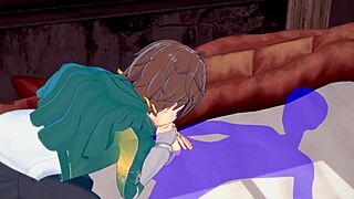 Kazuma's Intense Blowjob Ecstasy