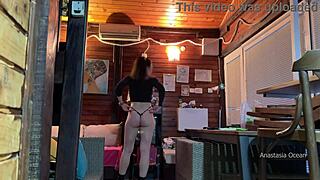 I met delivery guy naked, he asked to touch my boobs, and I let him... oops