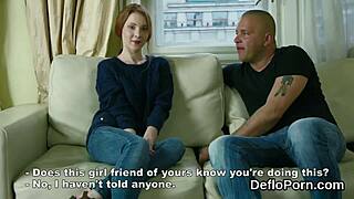 omg, this innocent girl spreads so tight… got deflorated right there!