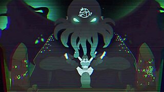 Wow, Watch Ella Get Fucked By Kathulu In This Halloween Threesome!