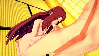 Kushina Uzumaki in intense hentai 3D scene
