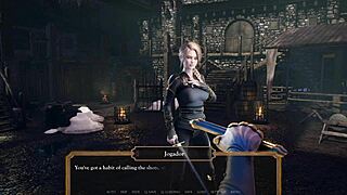 Damn, banging hot and hard in the castle tower now!