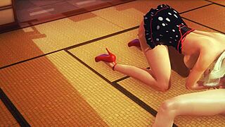 3D hentai featuring Japanese girls in hardcore scenes