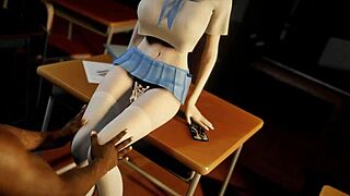 3D CUTE COLLEGE SLUT WEARING CUT JK DRESS GOT HER WET PUSSY FUCKED SO HARD